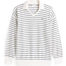 Tommy Hilfiger Stribede Polotrøjer Tommy Hilfiger Shirts - Navy/Hvid