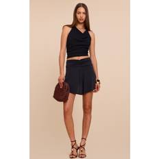 Modal Skirts PrettyLittleThing Modal Asymmetric Mini Skirt - Black