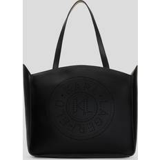 K/Circle Medium Tote Bag - Black
