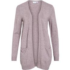 Lila Koftor Vila Viril Stickat Basplagg Kofta - Lila
