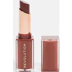 Revolution Pout Lip Gloss Stick Shimmer Toasted - Caramel/Pink