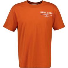 Gant T-shirts Gant Original Graphic T Shirt - Orange