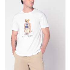 Polo Ralph Lauren T-shirts Polo Ralph Lauren Custom Slim Fit Bear Jersey T-Shirt - White