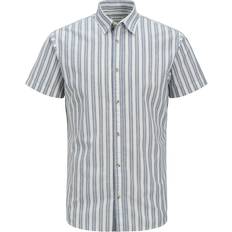 Jack & Jones Jjjoshua Oxford Stripe Shirt Blue