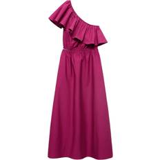 Mango Kjoler Mango Kjole Cuty - Bright Pink