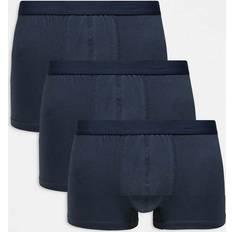 Men Underwear New Look Pack of 3 Jersey Boxers - Navy