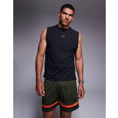 Adidas Tank Tops adidas Training D4T Sleeveless T-shirt - Black