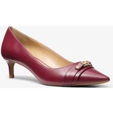 40 ½ - Lila Pumps Michael Kors Mandy Flex Leather Pump - Purple