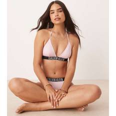 Dam - Rosa Bikiniöverdelar Calvin Klein Intense Power Bikiniöverdel I Trekantsmodell - Ljusrosa
