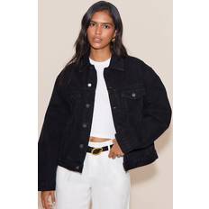 Oversize Jackets PrettyLittleThing Oversized Classic Denim Jacket - Black