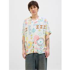 Men - Oversize Shirts Jack & Jones Relaxed Fit Shirt Beige