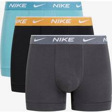 Nike Everyday Cotton Stretch Boksershorts - Blå/Sorte/Grå