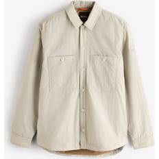 Locky Oversized Overskjorte Med For I Nylon - Beige