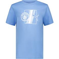 Manchester City FC T-shirts Puma Manchester City ftblCulture JR T-shirt Team Light Blue-PUMA White 116