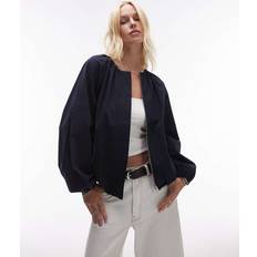 Arket Outerwear Arket Chaqueta Voluminosa Bajo Abullonado Cordón Ajustable - Azul Marino