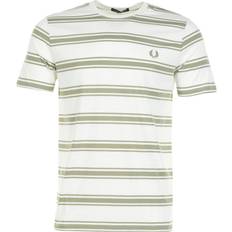Fred Perry T-shirts on sale Fred Perry Fine Stripe T-Shirt - Light Ecru