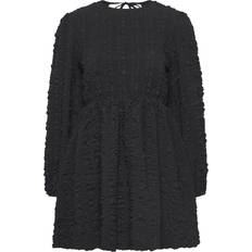 Gina Tricot Open Back Dress - Svart