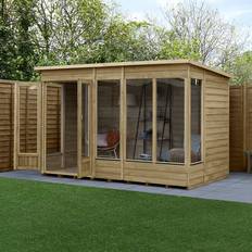 Forest Garden Forest Oakley Overlap Pent Summerhouse 10 x 6 ft (Building Area )