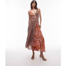 & Other Stories Long Dresses & Other Stories Maxi Dress And Low Cowl Neck Mixed Animal Print