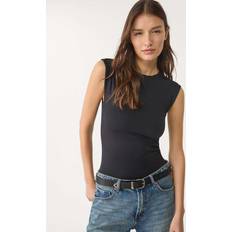 Stradivarius Gathered Bodysuit - Black