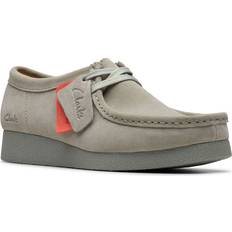 Green - Women Low Shoes Clarks Wallabee Evo Suede Women's Shoes - Light Green