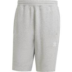 adidas Essentials Trefoil Shorts - Medium Grey Heather/White