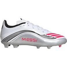 33 Fotbollsskor adidas F50 Messi League Fotbollsskor För Barn - Vit/Lucid Red/Silver Metallic