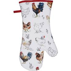 Pot Holders Ulster Weavers Farm Birds Gauntlet Oven Glove 37cm L x 20cm W Pot Holders