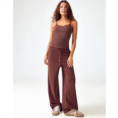 Brown - Women Tank Tops Stradivarius Basic Tank Top - Brown