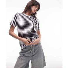 Arket Överdelar Arket T-shirt - Navy/Off White Stripes