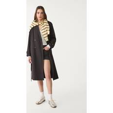 Black - Trenchcoats Stradivarius Long Trench Coat - Black