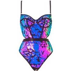 Polyester - Women Bodysuits Ann Summers Hold Me Tight Body - Purple