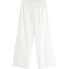 Lindex Pyjamahousut - Valkoinen
