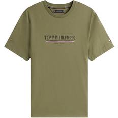 Tommy Hilfiger Grøn Overdele Tommy Hilfiger Love T-Shirt - Battle Green