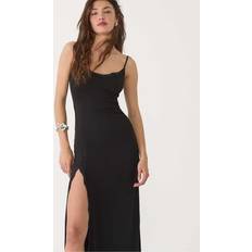 Stradivarius Long Lace Dress - Black