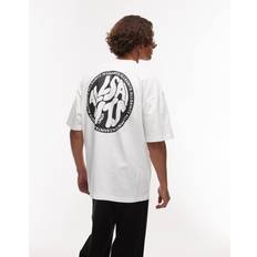 AllSaints Distortion T-Shirt Ashen - White