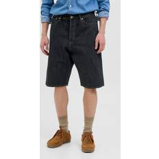 Denim/Jeanstyg - Herr Shorts Jack & Jones Iron Tvättade Jeansshorts Blå