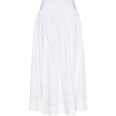 Gina Tricot Nederdele Gina Tricot Poplin Skirt Lange Nederdele - Hvid