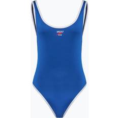 Turquoise Swimwear Speedo Solid Bound Swimsuit - Blue