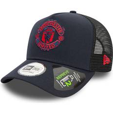 New Era Football Blå Trucker Keps Manchester United Seasonal Navy A-frame Trucker