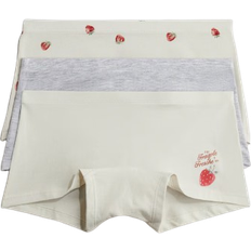 H&M Boxer Briefs 3-pack - Light Beige/Strawberries (0719579074)