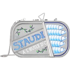 Staud Staudines Tin Clutch - Silver Multi