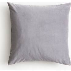 H&M Cotton Velvet 50 x 50 Cushion Cover Grey (50x50cm)