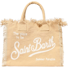 Borse MC2 Saint Barth Vanity Linen Shoulder Bag - Beige