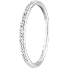 Diamond Rings Pure Brilliance Half Eternity Ring - White Gold/Diamonds