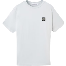 Stone Island Tops on sale Stone Island Compass Logo Patch Slim Fit T-shirt - Sky Blue