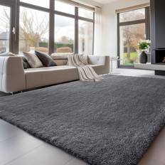 Sour Lemon Living Room Anti Slip Grey 160x230cm
