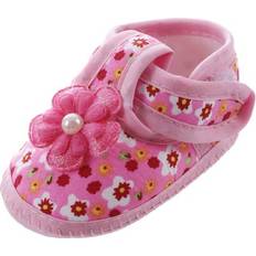 Babies Baby Booties Children's Shoes Sodial Soft Baby Chaussure Infant Girls Flower Printed Cloth Boots - Crib4016