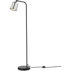 Rostfritt stål Golvlampor NEW WORKS. Material Floor Lamp Stainless Steel H125 x Ø23 cm - Silver Golvlampa 125cm