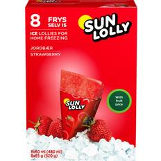 Slik Sun Lolly Jordbær Is 8 Pak